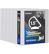 Amazon.com : Comix Durable 3 Ring Binder, 3 inch D Ring